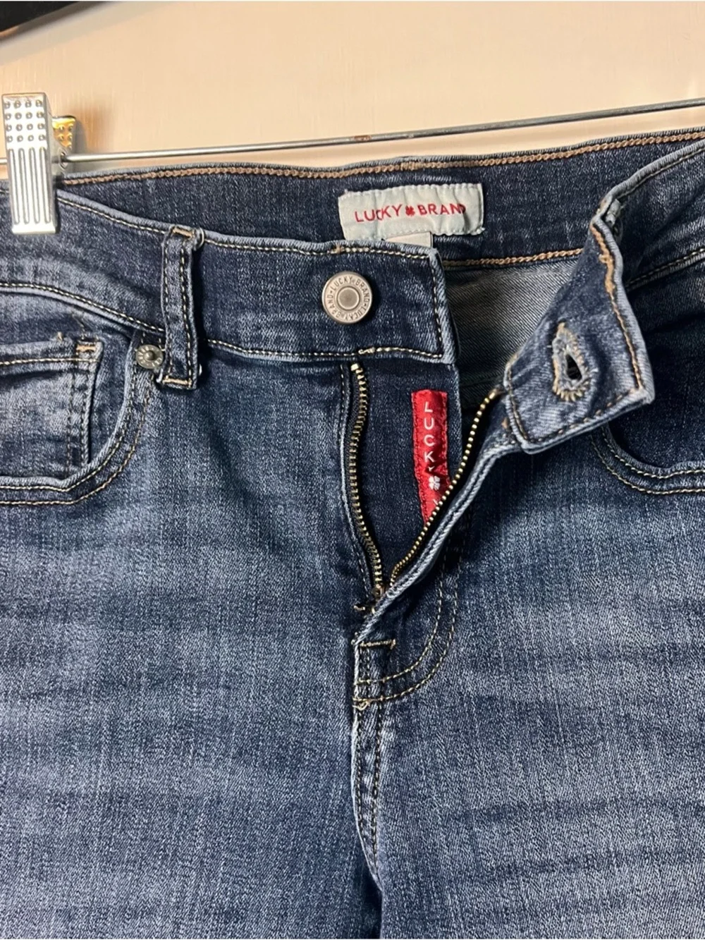 Lucky Brand Womens Sweet Mid Rise Boot Cut Jeans Medium Wash‎ Sz. 8/29